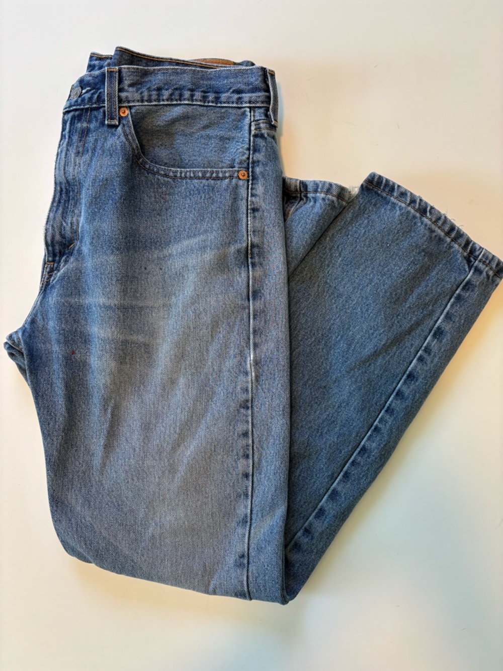 Bundle 2/$30! Levi's 505 34x30 Relaxed Fit Blue Denim Artist Jeans